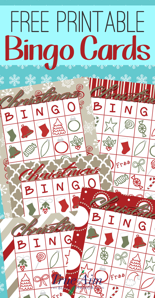 Free printable christmas bingo game